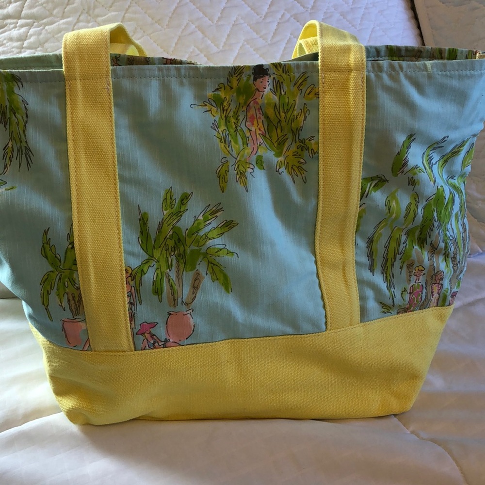 ⭐️New Lilly Pulitzer Canvas Reusable Tote Bag - Picture 2 of 6